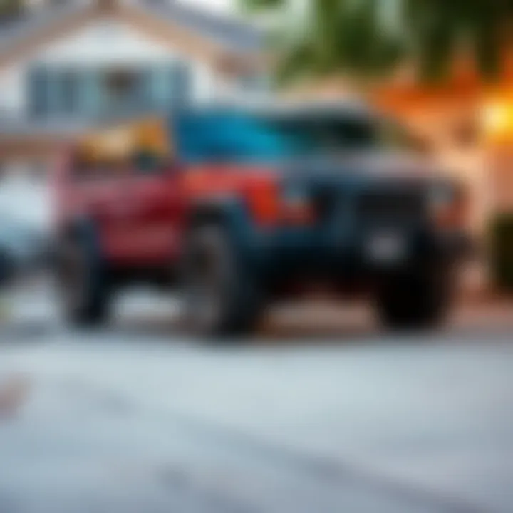 Old tires on a 1999 Jeep Cherokee A 1999 Jeep Cherokee Sport with worn tires parked in a driveway, showing signs of age and low mileage.