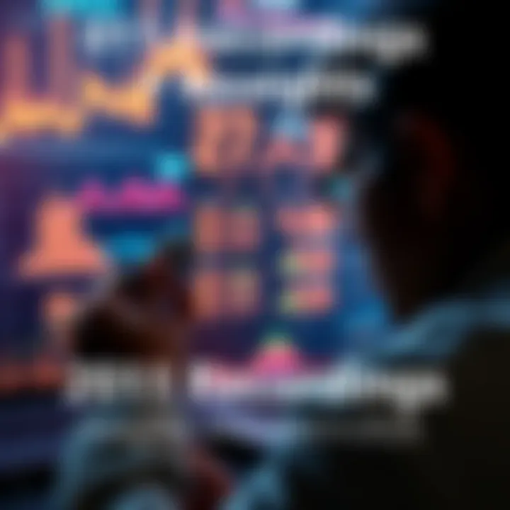 A person examining old audio recordings from 2011, with a modern backdrop showing a digital display reflecting current trends in 2026.