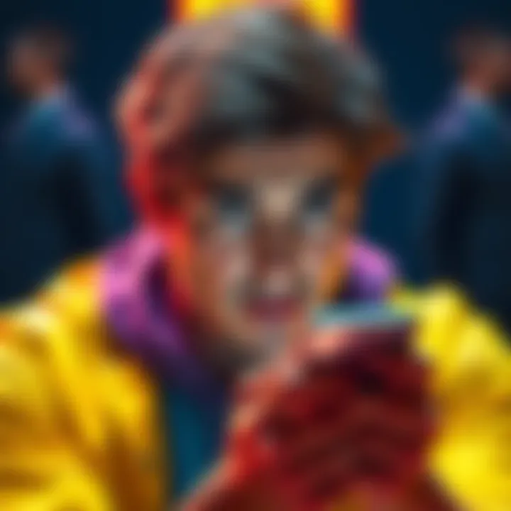 A person looking stressed while trying to reset their two-factor authentication app on a phone