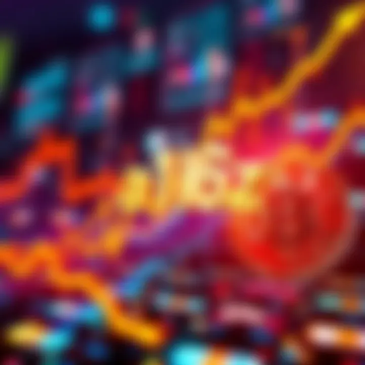 a16z venture capital firm logo with a graphic representation of cryptocurrency growth