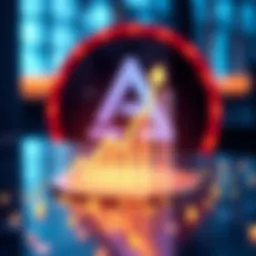 Aave logo with a rising chart symbolizing 20% DeFi TVL dominance and token value increase.