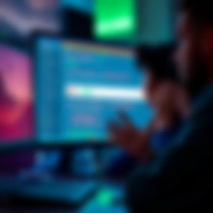 A frustrated person looking at a computer screen showing account activation errors, symbolizing issues with account setups in UAE.