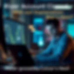 A worried person staring at a laptop screen, reflecting confusion about their closed River account.
