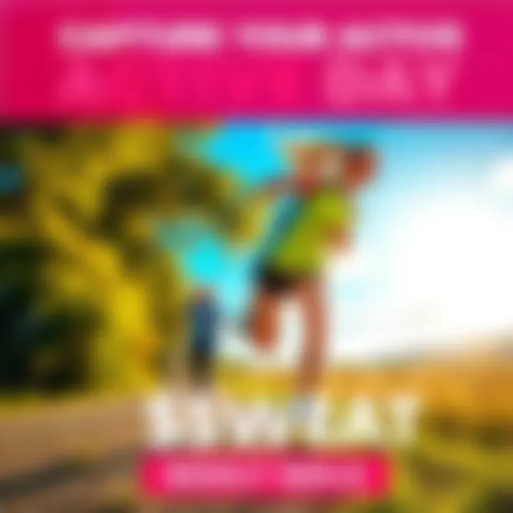 Active Lifestyle Photo A vibrant photo showcasing a person engaging in outdoor exercise, like jogging or cycling, surrounded by nature.