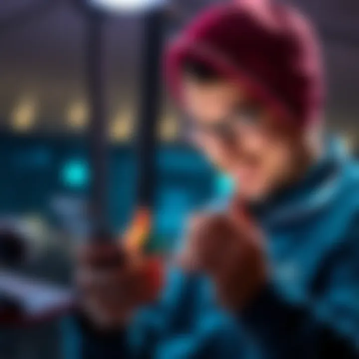 A person looking at a smartphone screen while adding funds to their Kaspa wallet, expressing excitement about the investment.