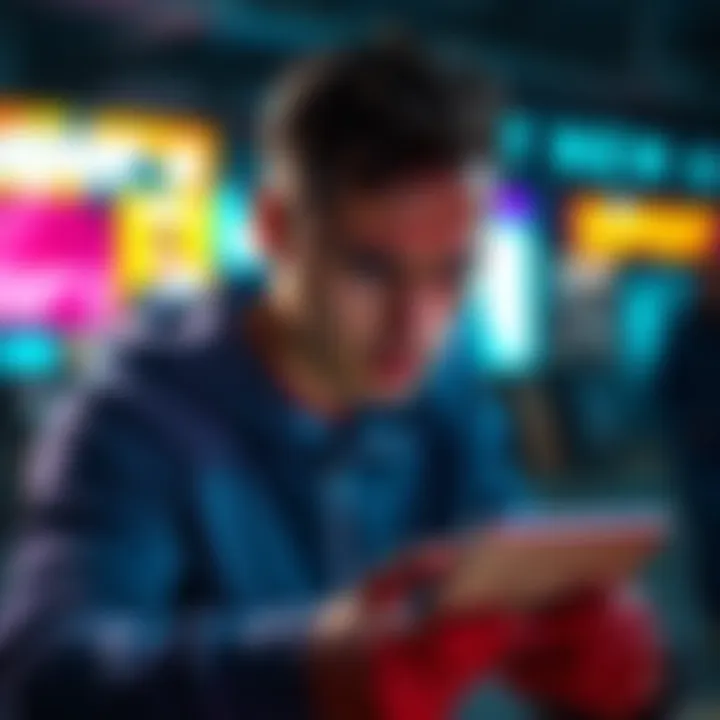 Ads Logging Users Out of Apps User looking frustrated while trying to access an app that keeps logging them out due to ads