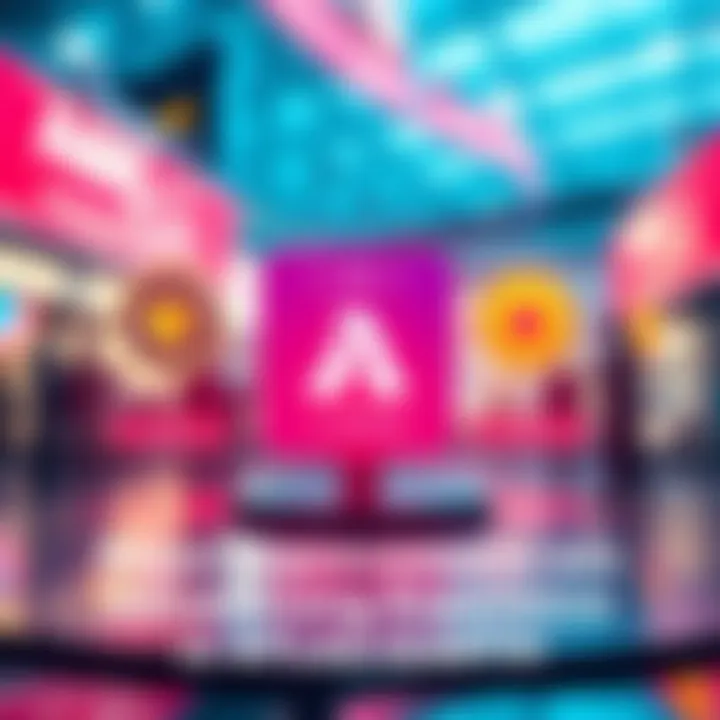 A graphic showing improved ad experiences for ATLAS:EARTH users with symbols representing rewards and credits