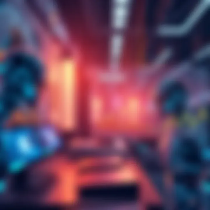 An illustration showing a digital interface where AI agents are processing transactions independently, highlighting the role of technology in finance.