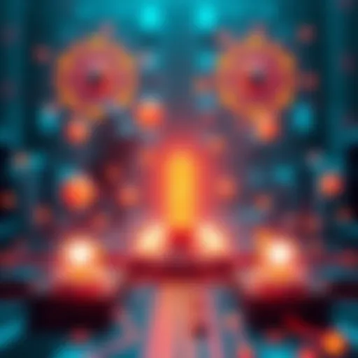 An illustration showing AI systems connecting autonomously on Nostr, symbolized by digital nodes exchanging data without human input.