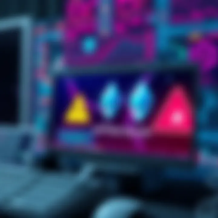 A visual representation of AI tools struggling to analyze Ethereum blockchain security, showing a computer screen with warning signs and Ethereum symbols.