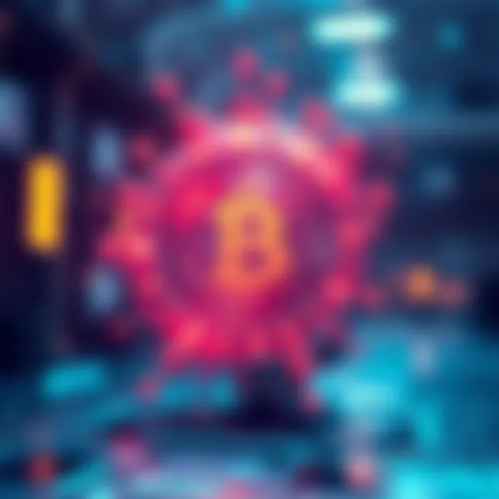 AI-generated cryptocoin concept A digital representation of an AI creating a new cryptocoin with futuristic elements