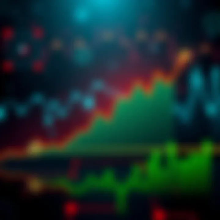 A graph showing rising AI investments alongside a flat line for Bitcoin, illustrating market trends in 2026.