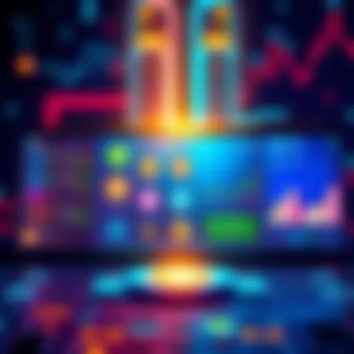 AI Wallet Skill Interface An illustration of a digital wallet interface showing token swaps and market data powered by AI technology.