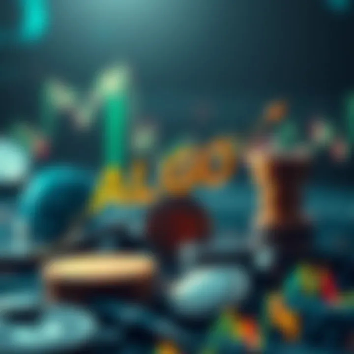 A visual representation of ALGO's rising performance against other cryptocurrencies in a bullish market.