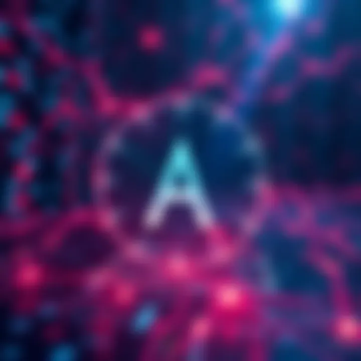 Algorand Quantum Timestamping A graphic showing a digital timestamping process with Algorand symbol and quantum resistance themes.