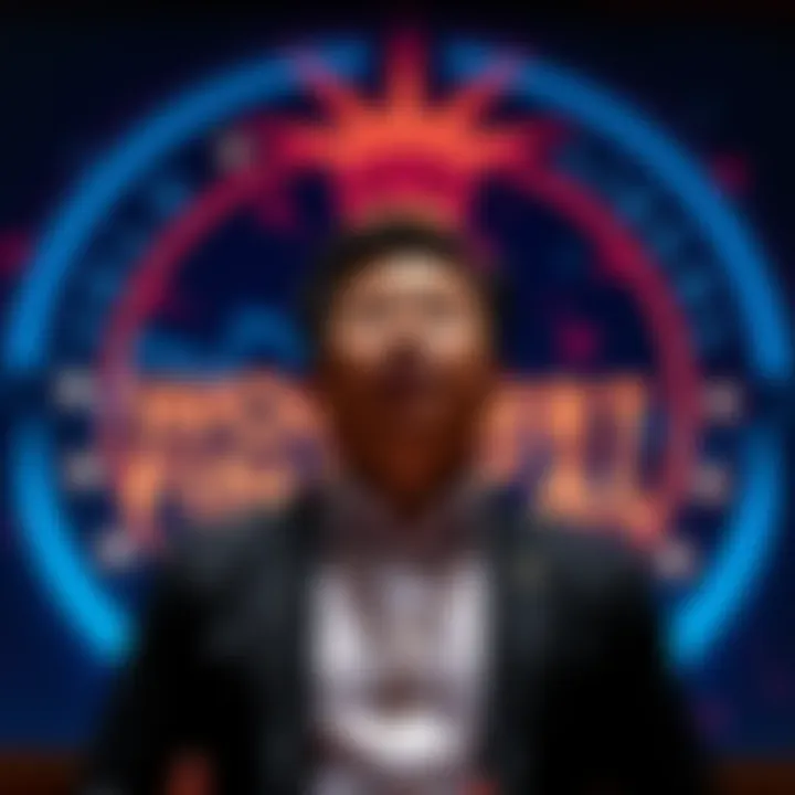 Justin Sun stands in front of a backdrop showing World Liberty Financial logo, highlighting claims of a financial backdoor linked to Trump.