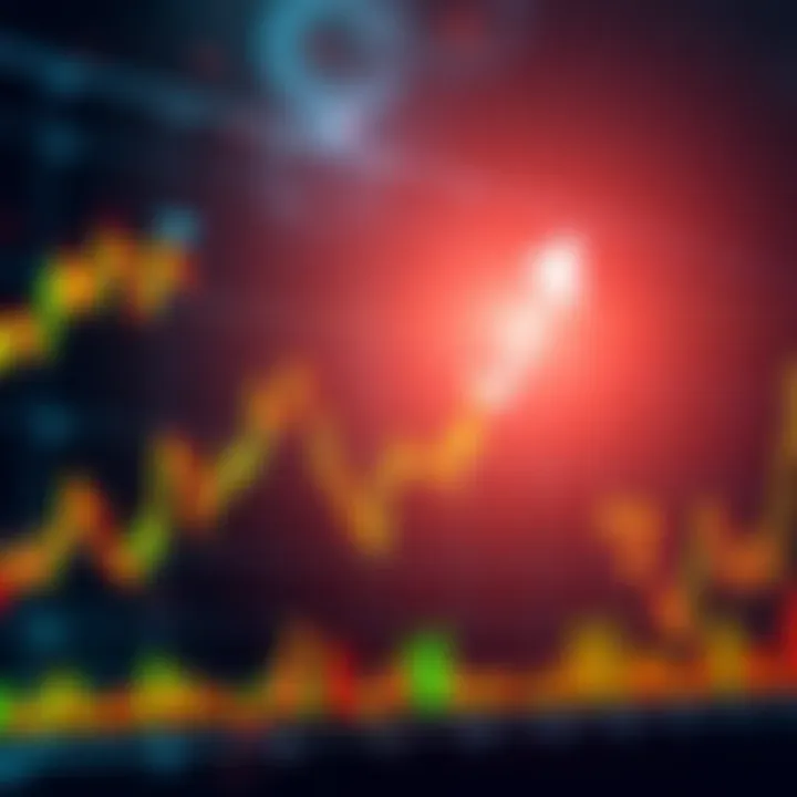 Graph showing fluctuating altcoin prices with a bullish trend emerging, symbolizing potential market shift.