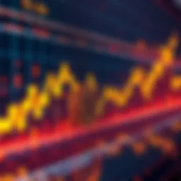 A graph showing altcoin prices fluctuating with sharp dips and peaks, indicating market volatility.