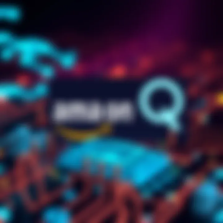 Amazon and Qualcomm Partnership Amazon and Qualcomm logos together with a visual representation of AI technology and investment concept