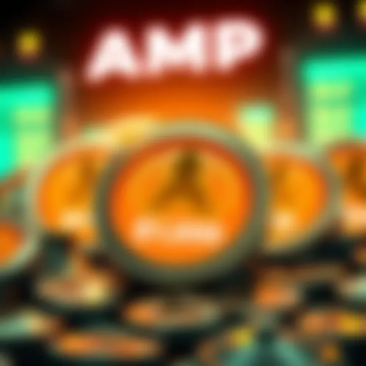 AMP Tokens for Sale A graphic showing 2 million AMP tokens with a price tag of $1,200, symbolizing an investment opportunity.