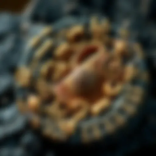A close-up of a rare ancient artifact showcasing intricate designs and historical significance