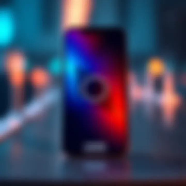 A phone screen showing an app with a loading icon and error message, representing user frustration with down app issues.