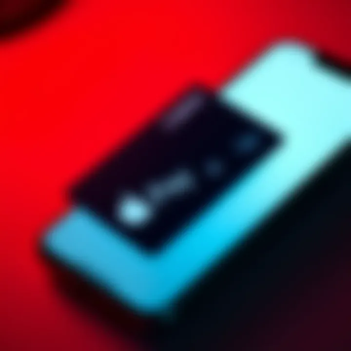 Apple Pay logo displayed on a smartphone with a Curve card being discarded