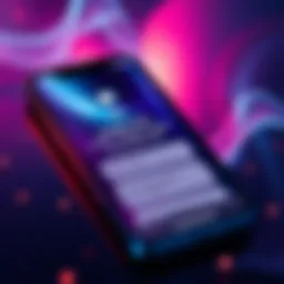 Illustration of a smartphone displaying Siri with usage limit notifications and fee options