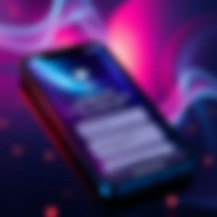 Illustration of a smartphone displaying Siri with usage limit notifications and fee options
