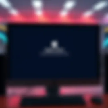 A computer screen showing an error message about Apple Store outages ahead of a major event