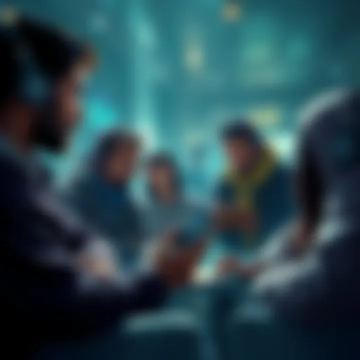 Creators looking at their NFTs and discussing strategies for improving sales on OpenSea