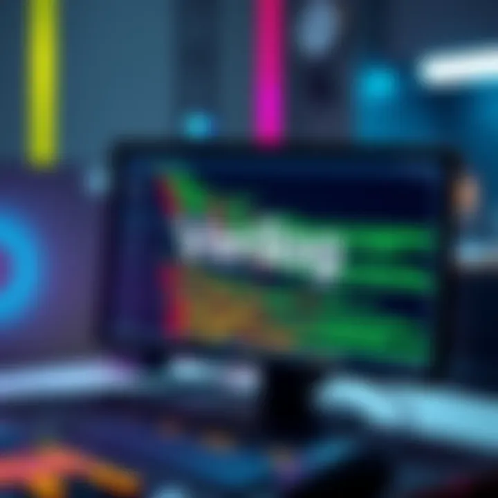 ASIC Mining Chip Verilog Code Resources A computer screen displaying Verilog code with ASIC mining chips in the background.