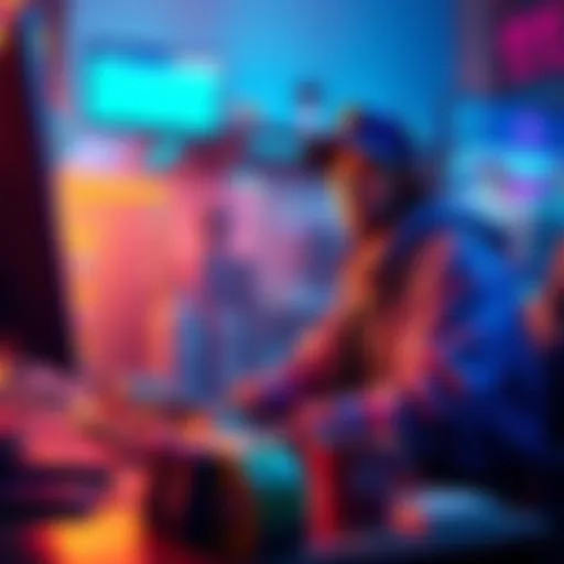 A gaming player strategizing to regain the Mayorship, surrounded by Atlas Buck packs and a leaderboard display