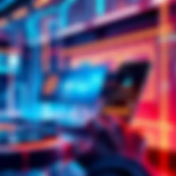 A visual representation of Aurora Intents' user-friendly platform featuring seamless app interactions, showcasing cross-chain swaps and easy deposits.