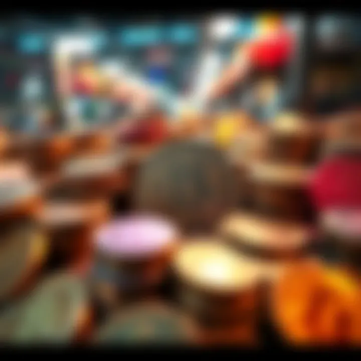 A display of various coins with a focus on one standout coin marked as RAWW, highlighting its unique features and community presence.