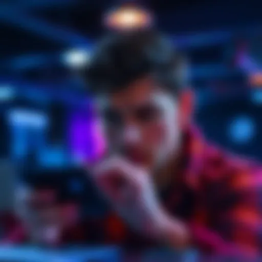 A frustrated person looking at their phone while attempting to set up two-factor authentication with an app.