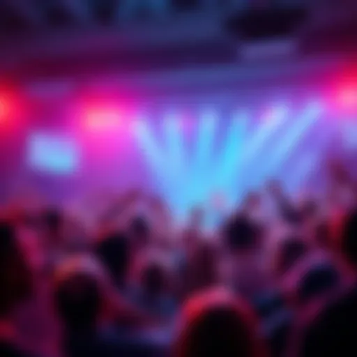 Excited fans gather to hear the author's announcement about a new book project