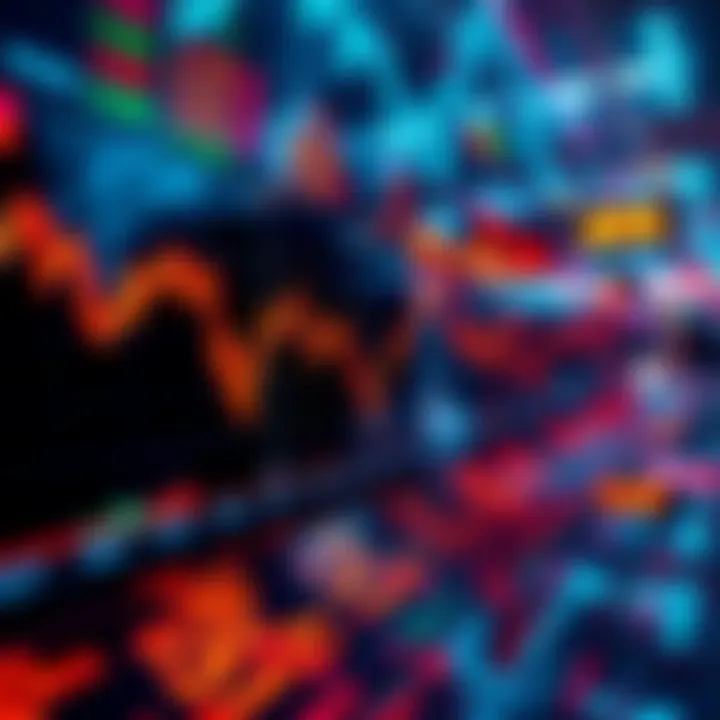 A digital trading interface showing rapid price changes and automated trades being executed during market fluctuations.
