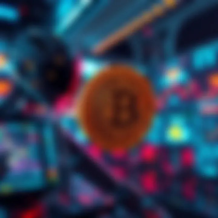Autonomous agents seeking Bitcoin A digital representation of autonomous agents analyzing Bitcoin data on screens, symbolizing the growing demand for cryptocurrency.