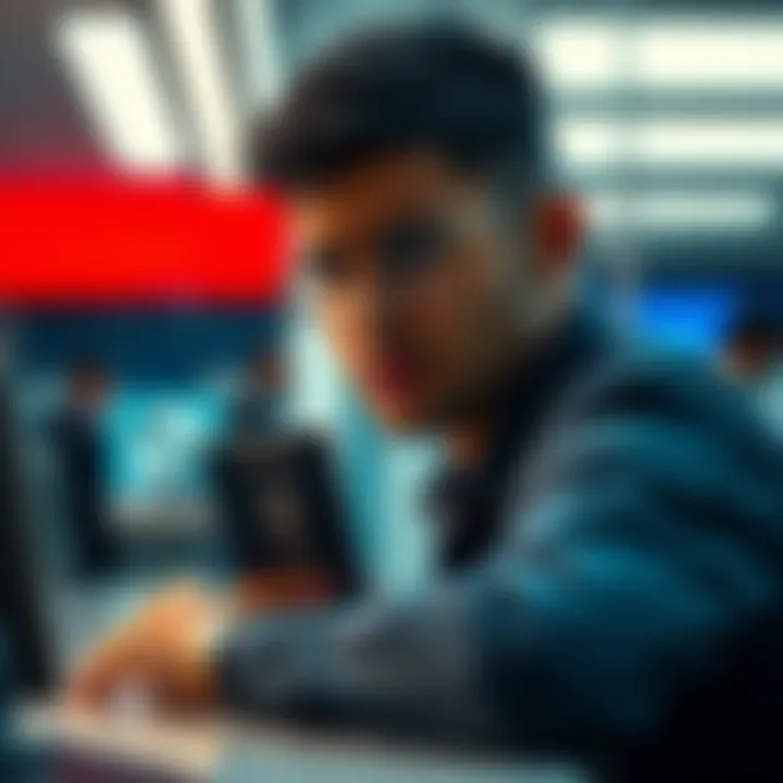 Individual with Indian passport looking frustrated at a bank counter in Germany