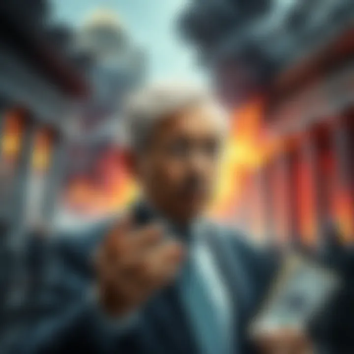 Peter Schiff discusses the imminent banking collapse amidst a recession, with a backdrop of failing banks and economic downturn.