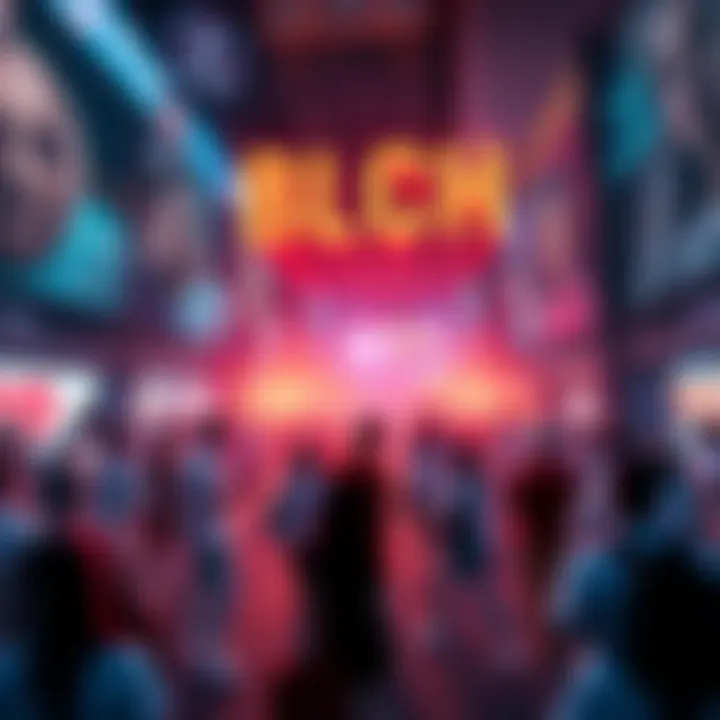 A visual representation of the BCH Bliss event with people participating in a bank run, withdrawing BCH from exchanges, and promoting self-custodial holdings in a lively atmosphere.