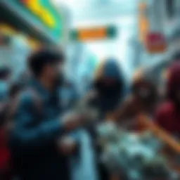 BCH and XMR Bank Run People withdrawing cash amid financial uncertainty regarding BCH and XMR