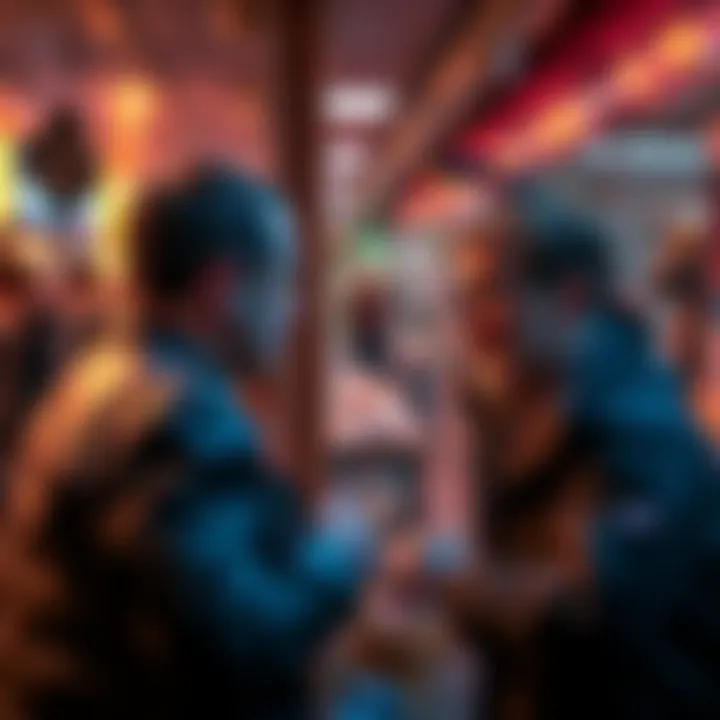 Ben McKenzie talks to crypto CEOs and people affected by the crypto market in a documentary setting