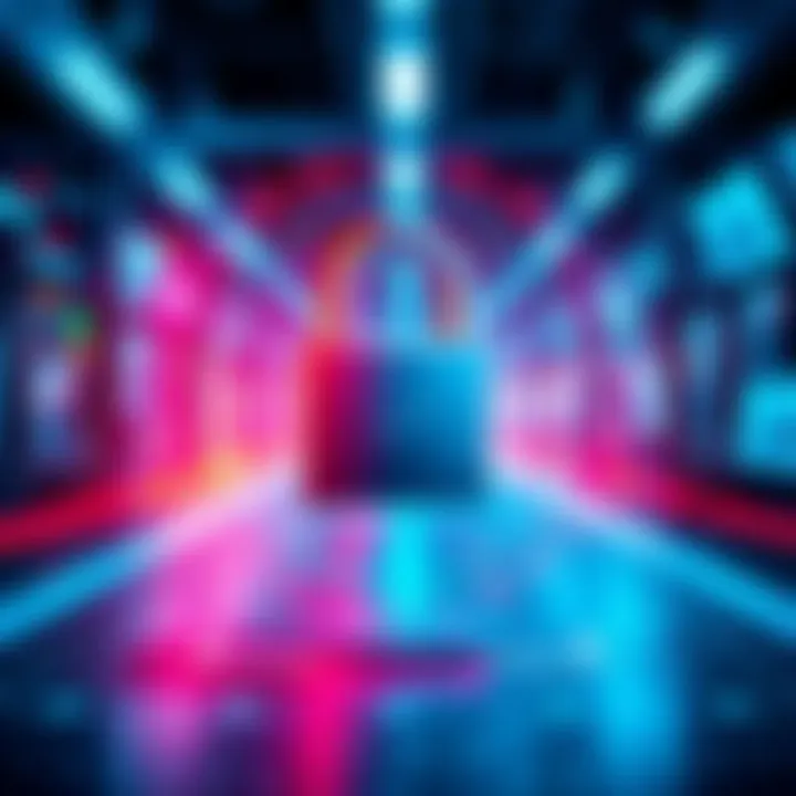 A graphic representing a security feature with a lock symbol and a checkmark, inviting UK customers to join the beta test.