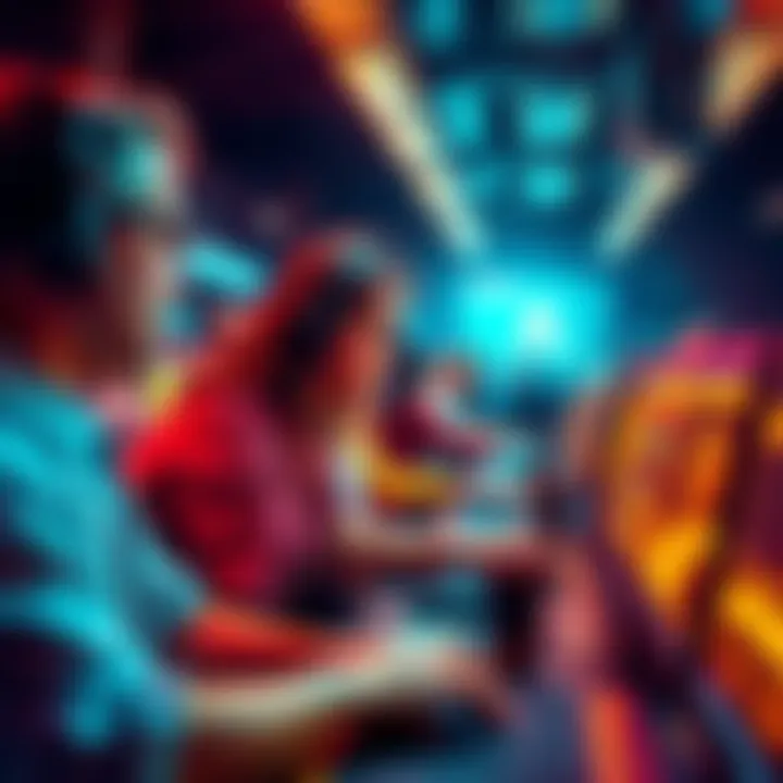 A group of bidders engaging in an online auction, showcasing a tense environment with high bids being placed, reflecting the competitive atmosphere of cryptocurrency auctions.