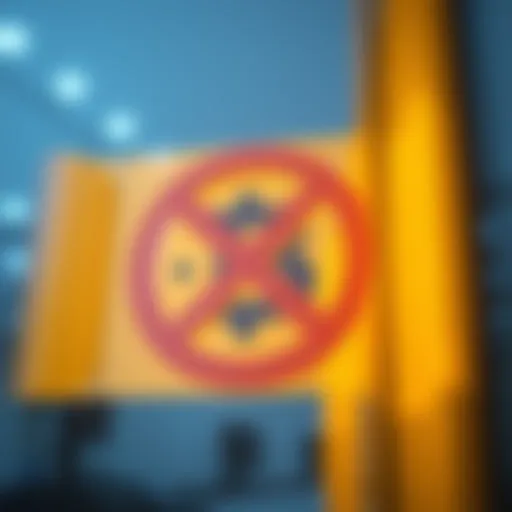 A graphic depicting the Binance logo with a crossed-out fiat currency symbol, representing the halt of fiat transactions in the EU market.