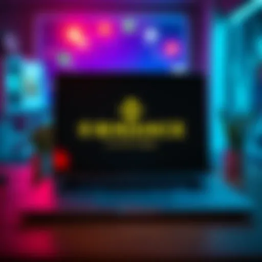 A visual representation of Binance accounts being closed in the EU, showing a laptop with a Binance logo and a warning message about account status.