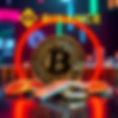 Binance logo with Bitcoin symbols, illustrating a strong financial investment of $250 million into a safety fund