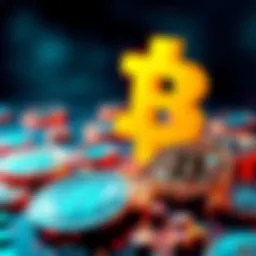Binance logo with cryptocurrency icons, symbolizing the sharing of crypto data and its implications